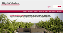 Desktop Screenshot of bigwsales.com