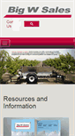 Mobile Screenshot of bigwsales.com
